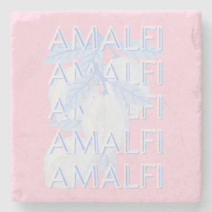 Dessous-de-verre En Pierre Côte d'Amalfi, Italie, Art Voyage, Preppy