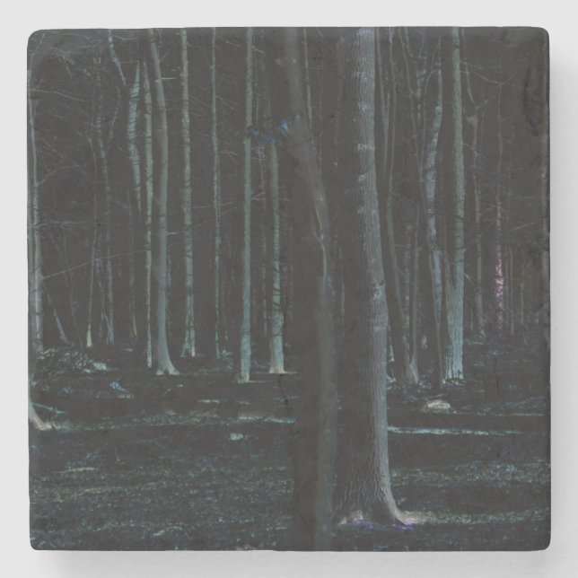 Dessous-de-verre En Pierre Côté foncé 6 (Devant)