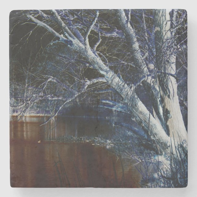 Dessous-de-verre En Pierre Côté foncé 7 coastercnm (Devant)