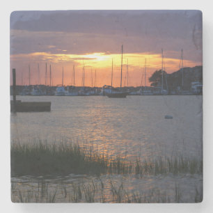 Dessous-de-verre En Pierre Coucher de soleil de Folly River