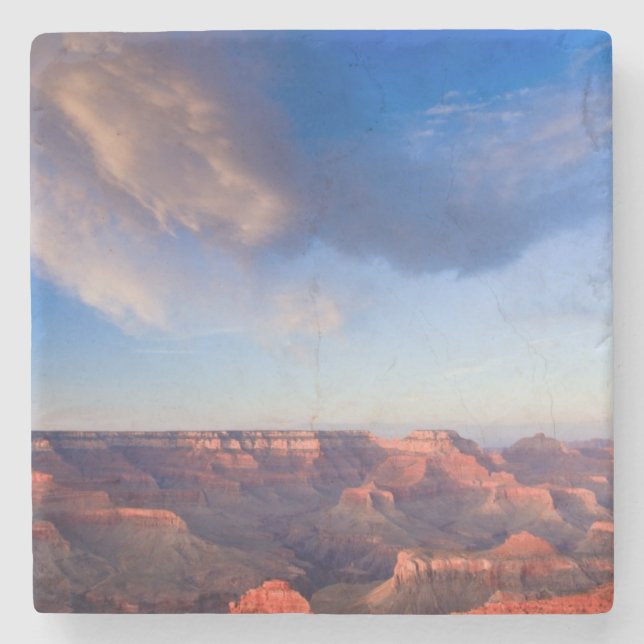 Dessous-de-verre En Pierre Coucher du soleil grand (Devant)