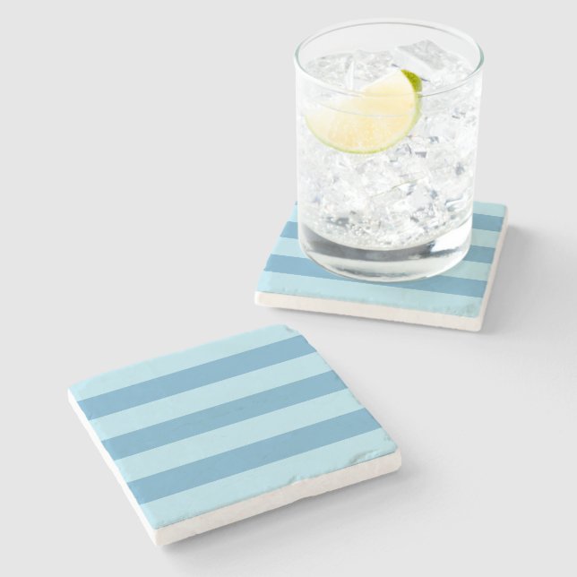 Dessous-de-verre En Pierre Couleurs Océaniques Trivet (Côté)