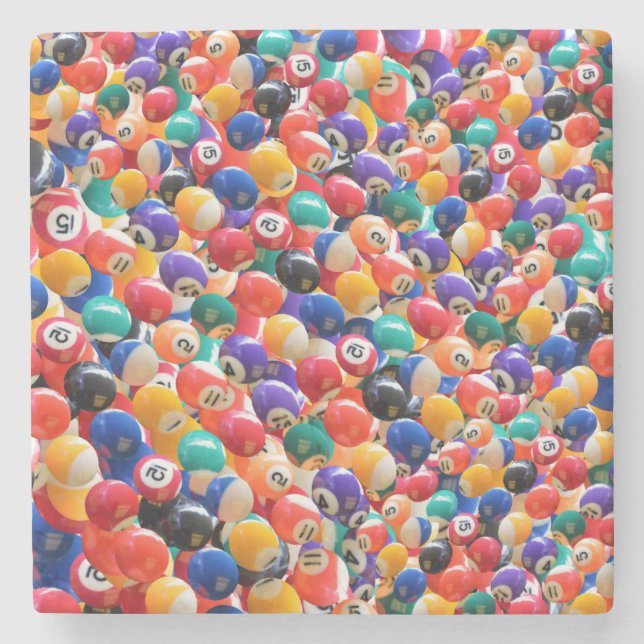 Dessous-de-verre En Pierre Couleurs Traditionnelles De Huit, Dessous de verre (Devant)