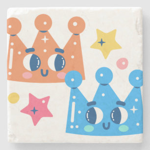 Dessous-de-verre En Pierre Couronne mère