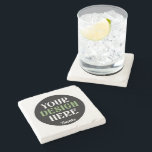 Dessous-de-verre En Pierre coutume, unique, élégant et minimaliste hershey®'s<br><div class="desc">Ce design est accessible à tous. N'hésitez pas à personnaliser le logo,  les images,  le texte et les couleurs selon vos préférences. Merci beaucoup.</div>