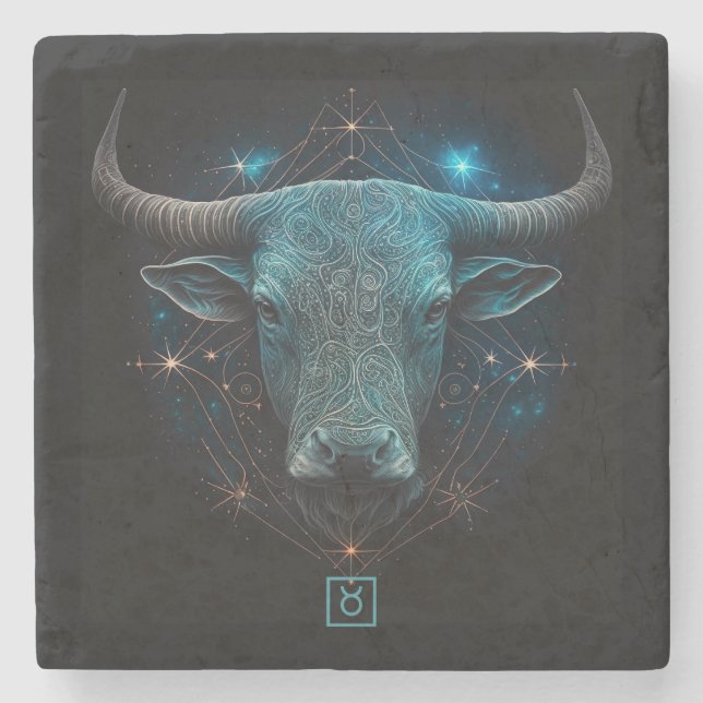 Dessous-de-verre En Pierre Create Your Own Mystical Taurus (Devant)