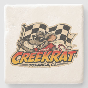 Dessous-de-verre En Pierre CreekRat®   CreekRat Co.   Topanga - Malibu - CA