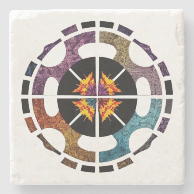 DESSOUS-DE-VERRE EN PIERRE CRÉER UN (Devant)