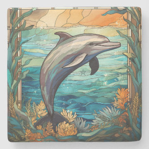 Dessous-de-verre En Pierre Créez Votre Propre Aspect De Vitrail Dauphin Matin