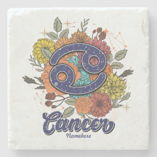 Dessous-de-verre En Pierre Créez Votre Propre Cancer Floral Étoilé