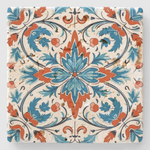Dessous-de-verre En Pierre Créez Votre Propre Citrouille Turquoise Méditerran