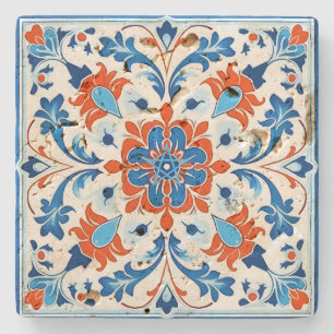 Dessous-de-verre En Pierre Créez votre propre Clémentine Turquoise Méditerran