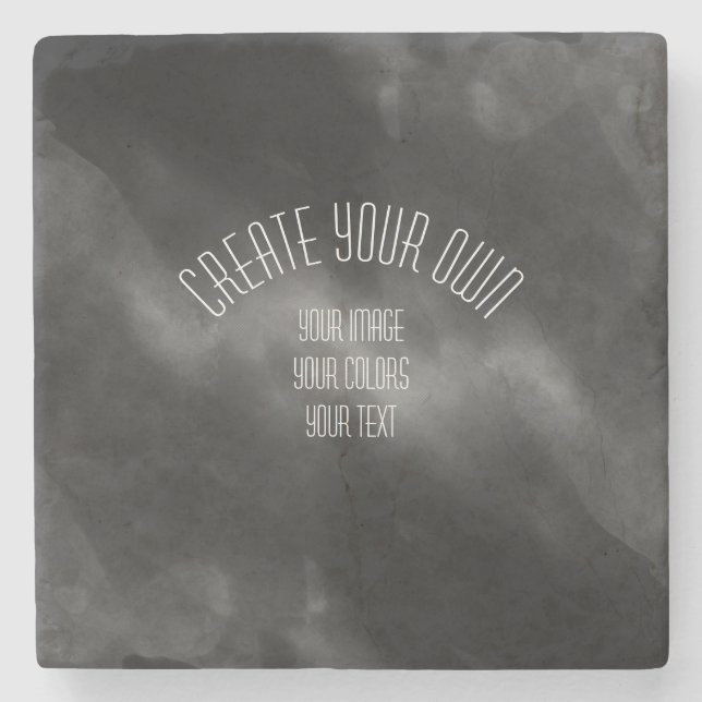 Dessous-de-verre En Pierre Créez votre propre Customisé (Devant)