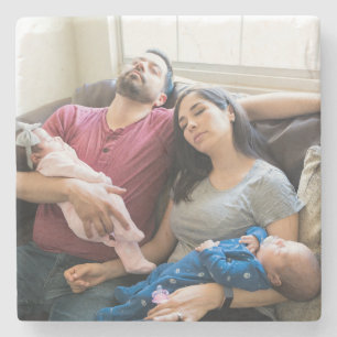 Dessous-de-verre En Pierre Créez Votre Propre Photo personnalisée DIY Famille