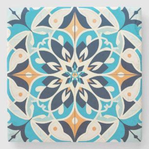 Dessous-de-verre En Pierre Créez Votre Propre Talavera Faux Turquoise Or