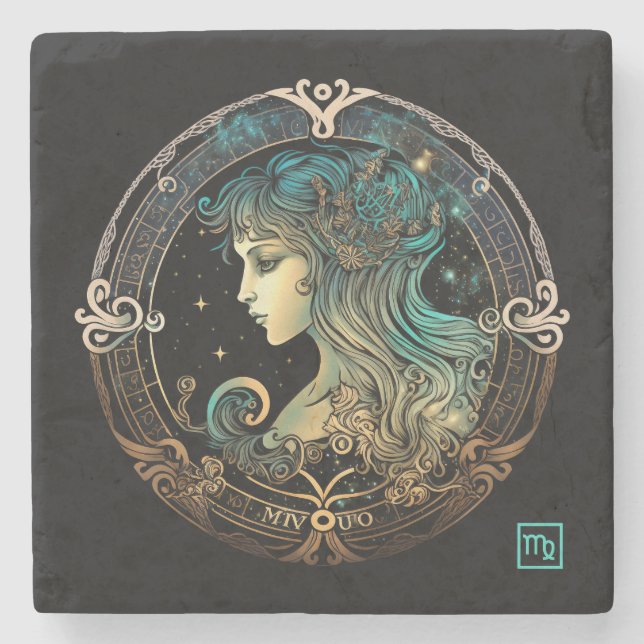 Dessous-de-verre En Pierre Créez Votre Propre Vierge Céleste (Devant)