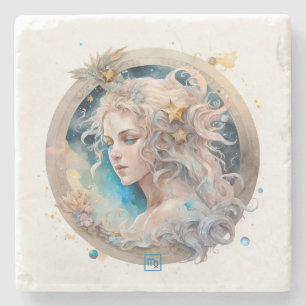 Dessous-de-verre En Pierre Créez Votre Vierge Aquarelle
