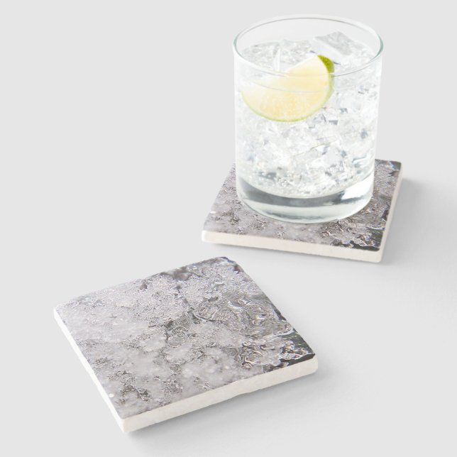 Dessous-de-verre En Pierre cristaux de glace cool (Côté)