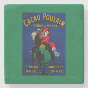 Dessous-de-verre En Pierre Cru PosterEurope de Poulain de cacao