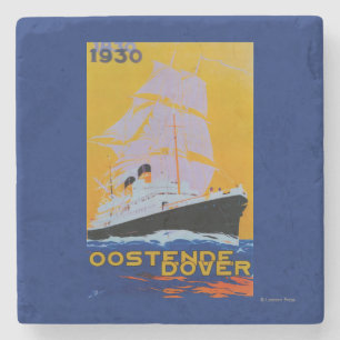 Dessous-de-verre En Pierre Cru PosterEurope d'Oostende Douvres