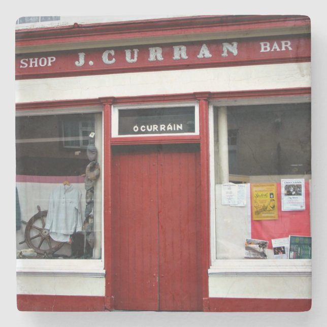 Dessous-de-verre En Pierre Currans, Currans Dingle, Pubs irlandais (Devant)