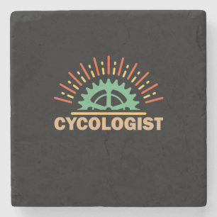 Dessous-de-verre En Pierre Cycologiste