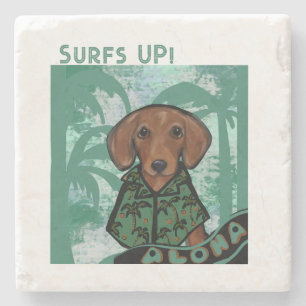Dessous-de-verre En Pierre Dachshund