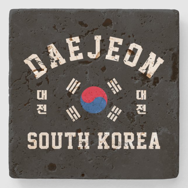 Dessous-de-verre En Pierre Daejeon Corée du Sud  (Devant)