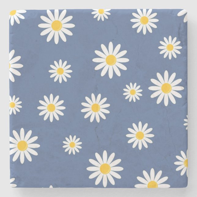 Dessous-de-verre En Pierre Daisy Meadows Blue (Devant)