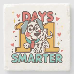 Dessous-de-verre En Pierre Dalmatien 101 Jours Plus Intelligent