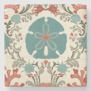 Dessous-de-verre En Pierre Damassé côtière II