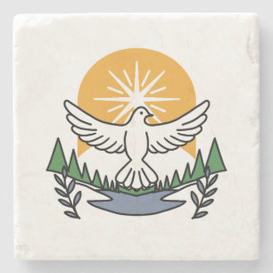 Dessous-de-verre En Pierre Dans l’Esprit de Dieu, nous nous élevons - Foi et