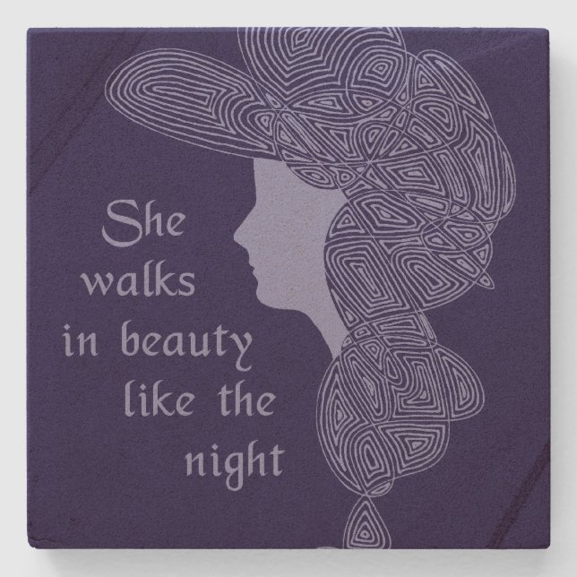 Dessous-de-verre En Pierre Dans la beauté (Devant)