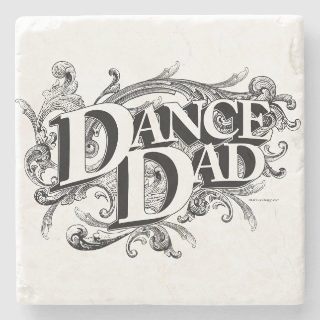 Dessous-de-verre En Pierre Danse papa (Devant)