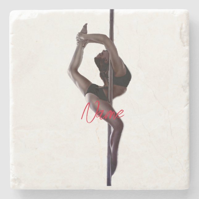 Dessous-de-verre En Pierre Danseuse Thunder_Cove (Devant)