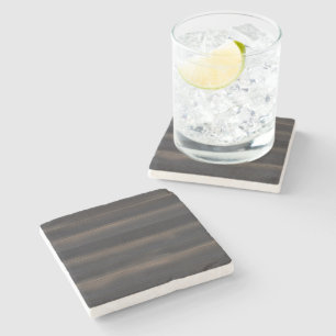 Dessous-de-verre En Pierre Dark Japandi Bois Carbonisé Charbon Minimaliste