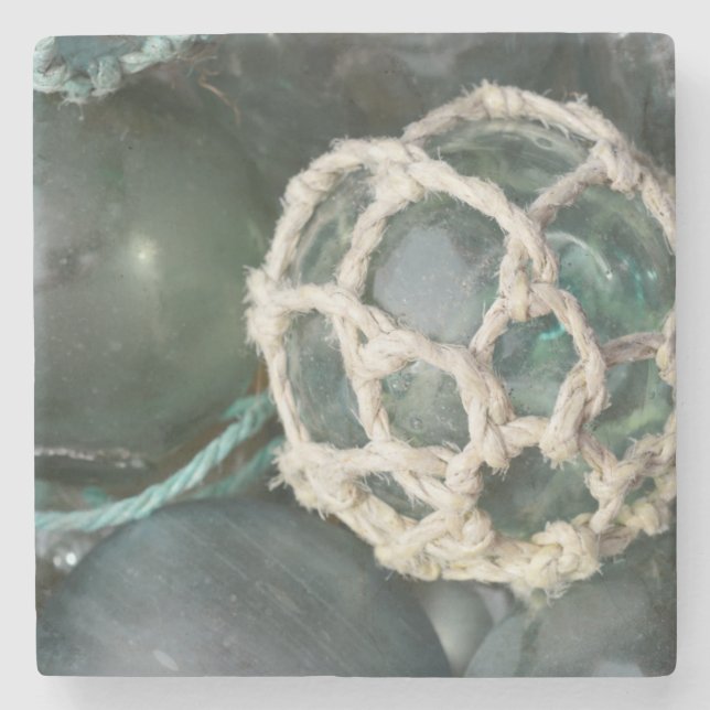 Dessous-de-verre En Pierre De nombreux bateaux de pêche au verre, Alaska (Devant)