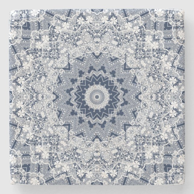 Dessous-de-verre En Pierre Décor dentelé (Devant)