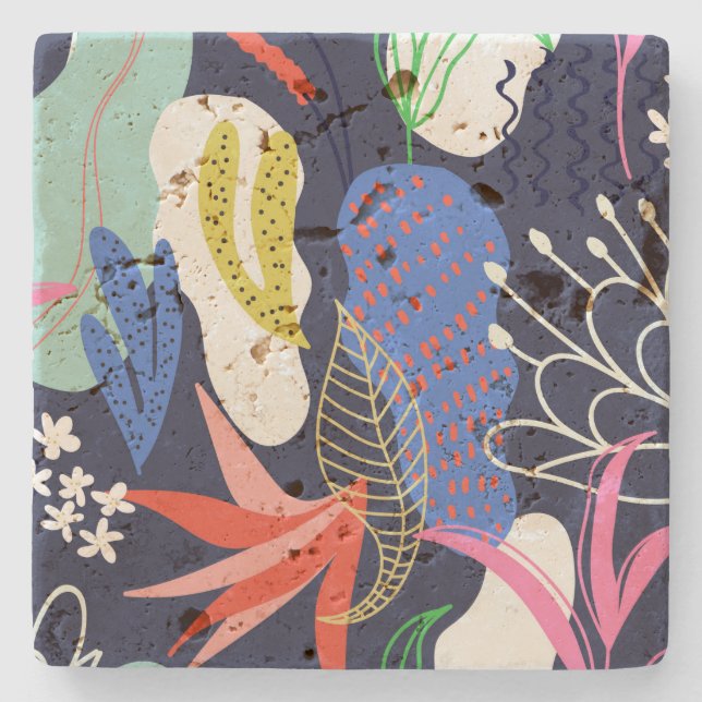 Dessous-de-verre En Pierre Décor magnifique (Devant)