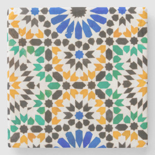 Dessous-de-verre En Pierre Décoration de carreaux au palais Bahia