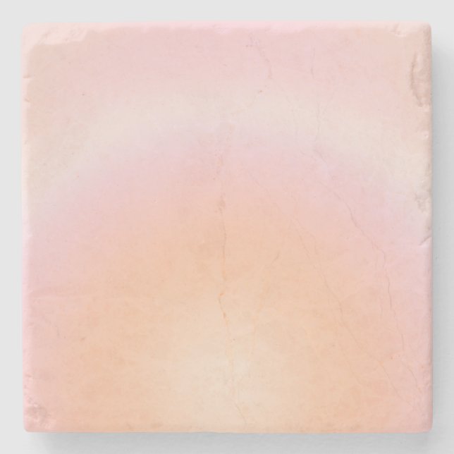 Dessous-de-verre En Pierre Dégradé Fuzz Peach (Devant)