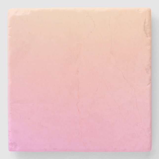 Dessous-de-verre En Pierre Dégradé rose et rose (Devant)