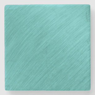 Dessous-de-verre En Pierre Délice Turquoise Brossé