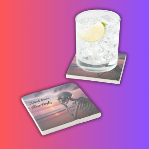 Dessous-de-verre En Pierre Des larmes silencieuses tachent profondément