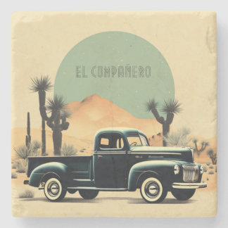 Dessous-de-verre En Pierre Désert Nocturne Voyage