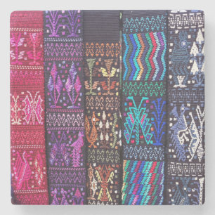 Dessous-de-verre En Pierre Dessins textiles guatémaltèques