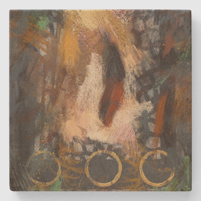 Dessous-de-verre En Pierre Dessous de verre à plume (Devant)