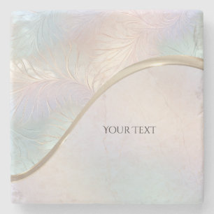 Dessous-de-verre En Pierre Dessous de verre Abstrait Iridescendant en pierre