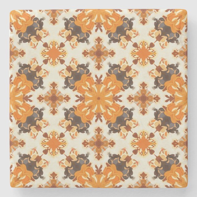 Dessous-de-verre En Pierre Dessous de verre avec des modèles Thanksgiving (Devant)