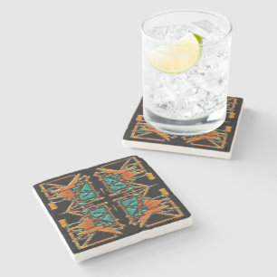 Dessous-de-verre En Pierre Dessous de verre Aztec Mandala